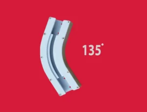Bend track 135 degree